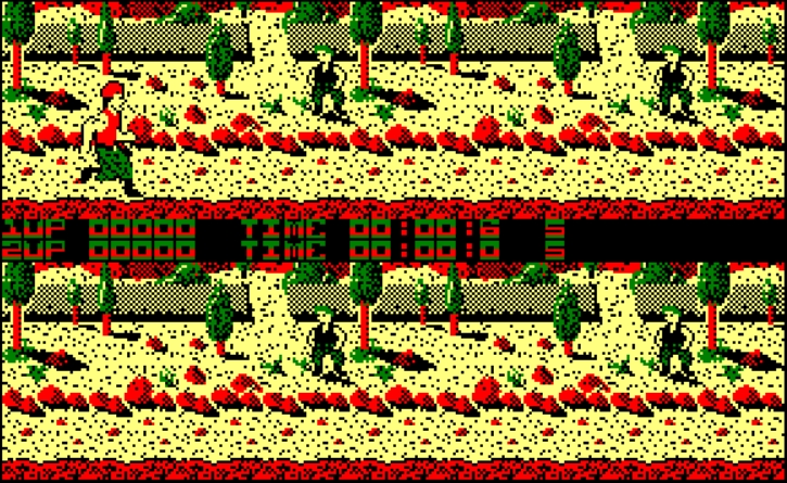 Para Assault Course - Amstrad CPC game screenshot (1988) by Zeppelin